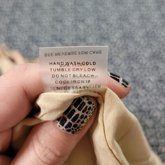 Sugar + Lips Women's Medium Striped V Neck Casual Chic Midi Dress - Picture 7 of 7